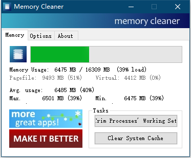 微软工程师自己搞的 Windows加速工具 MemClean-村少博客