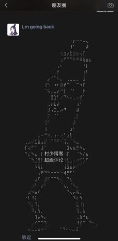 微信朋友圈评论超大超长创意代码分享-村少博客
