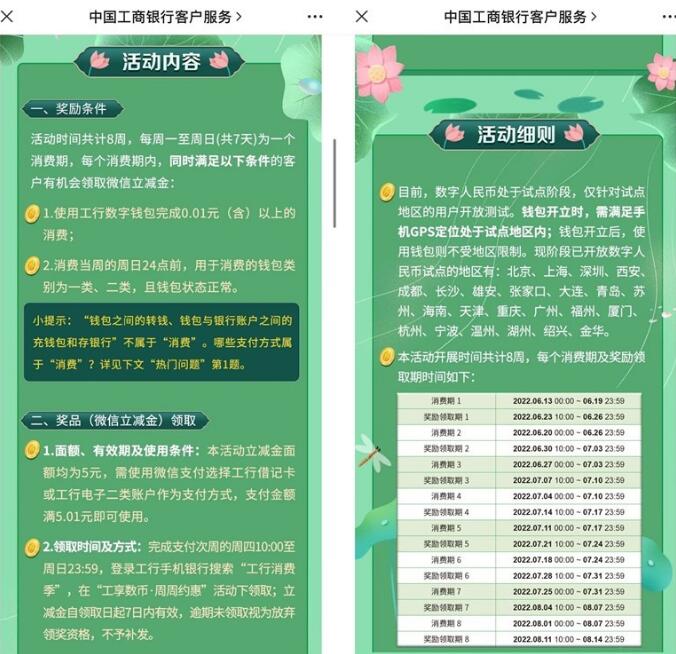 工行数币消费0.01元领5元微信立减金-活动线报论坛-网络分享-村少博客