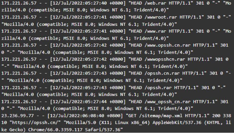 nginx禁止文件下载防止服务器被恶意扫描-村少博客