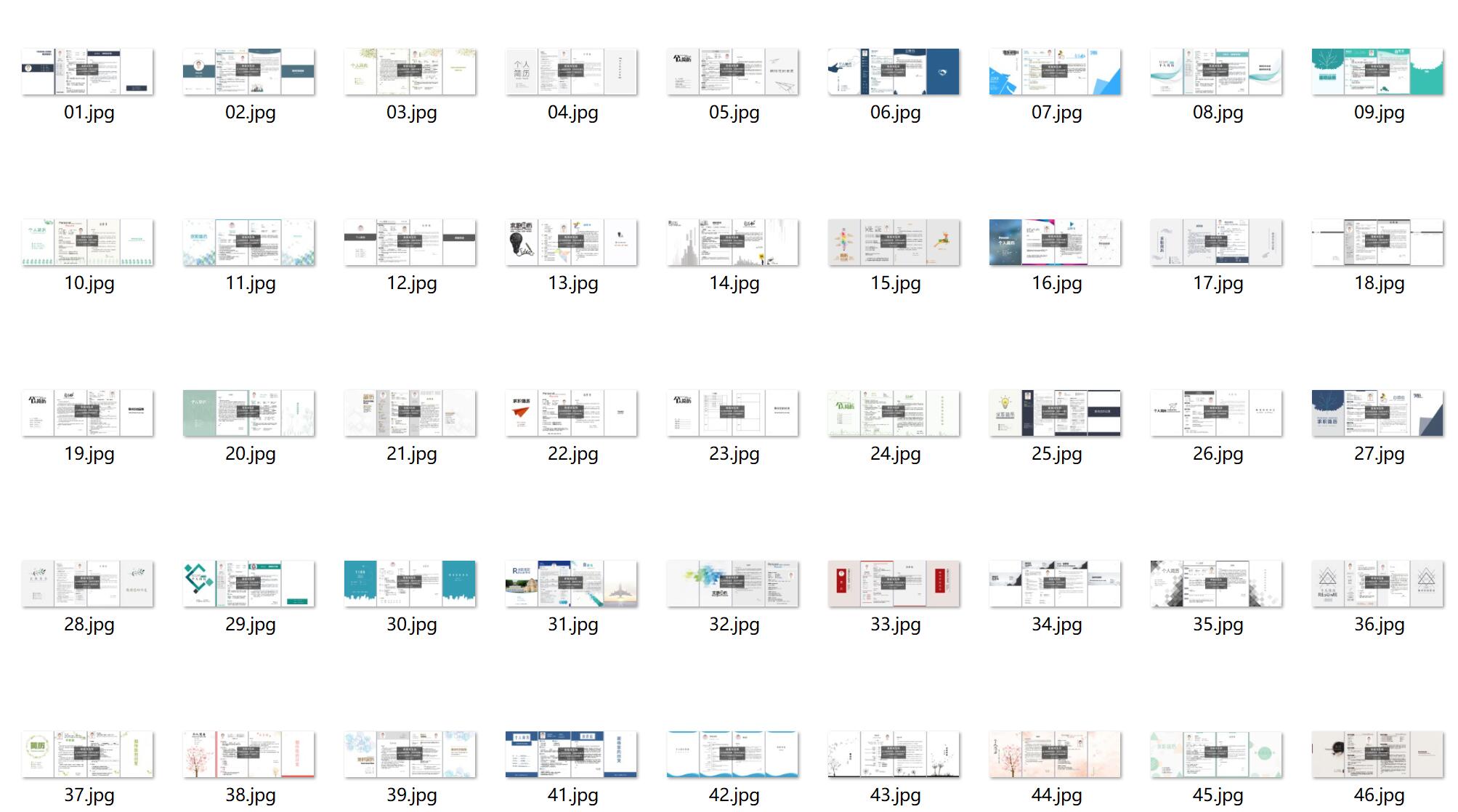 图片[8]-500套精品简历模板用word或wps编辑-村少博客