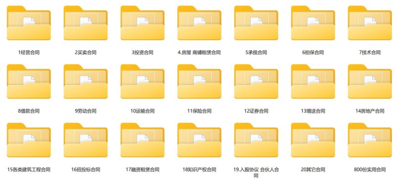 各类合同公文诉状简历word模板范本大全 约5000多份-村少博客