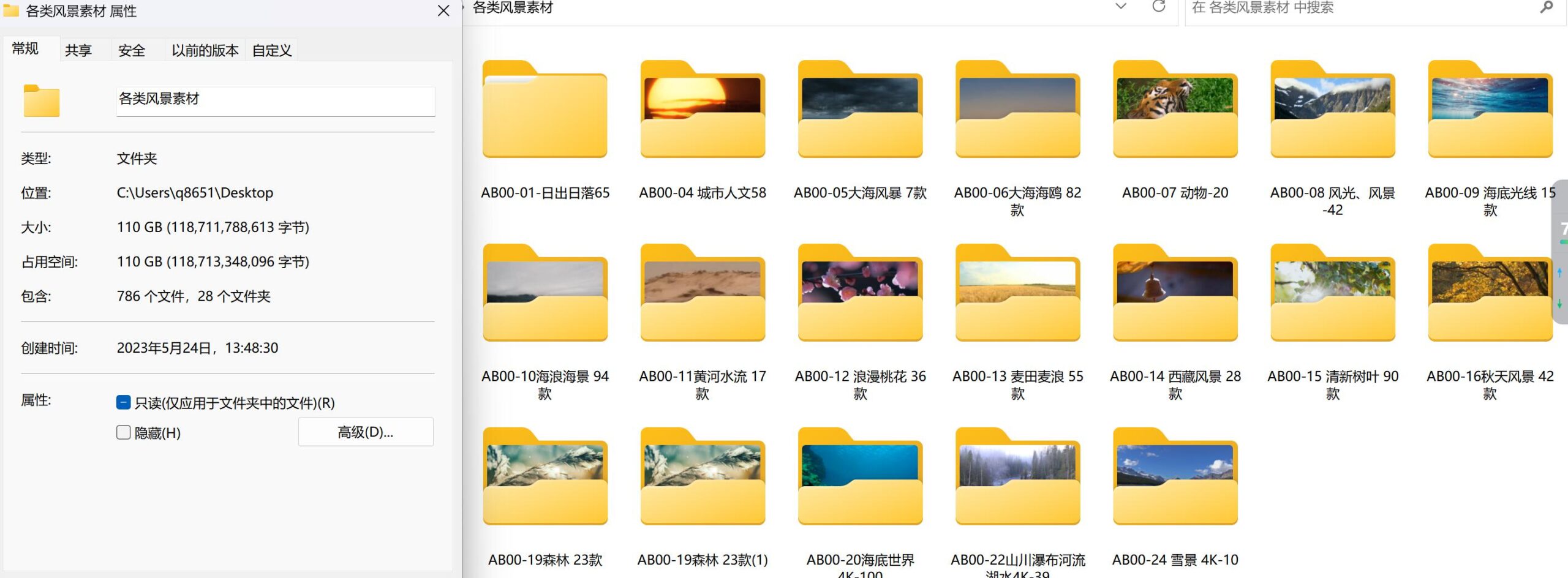 各类风景视频素材 原画视频 高达100G-村少博客