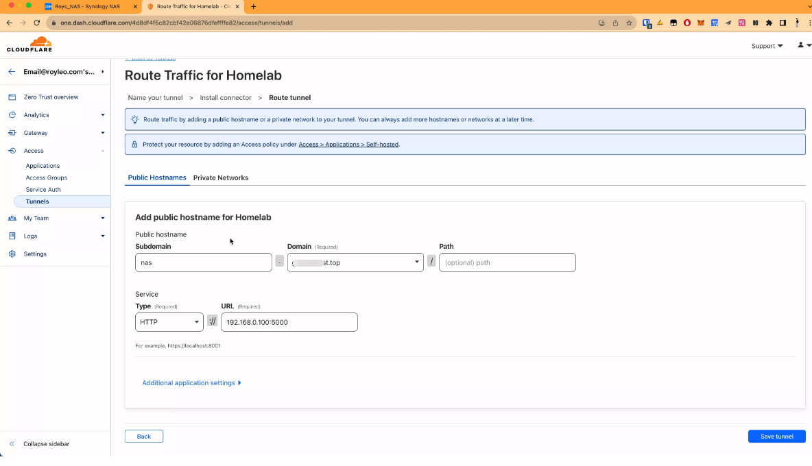 图片[10]-无惧DDOS 无需开放额外端口 无需服务器 随时随地访问局域网Web应用 Cloudflare Tunnel-村少博客