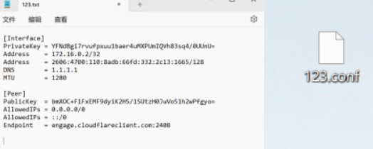 图片[3]-用cloudflare WAPR+生成WireGuard节点解锁某gpt速度贼稳-村少博客