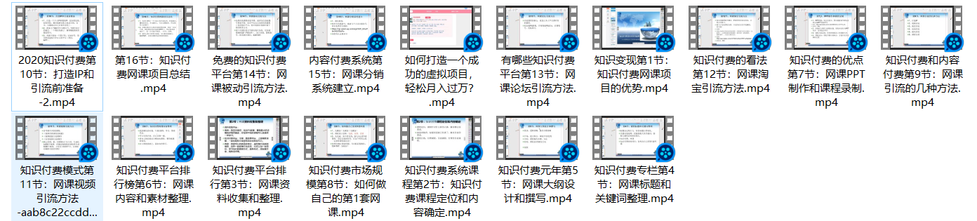 知识付费创业项目 如何出自己的第1套网课-村少博客